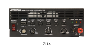 AE Techron’s 7100 Series High-speed AC/DC Amplifiers with Precision DC Supply